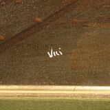 Italian landscape painting from 20th century