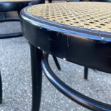 6 chaises bistrot bois courbé Style Fischel Thonet Nr  1980s