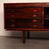 Sideboard in rio-rosewood by Gianfranco Frattini for Bernini - Italy - 1960's