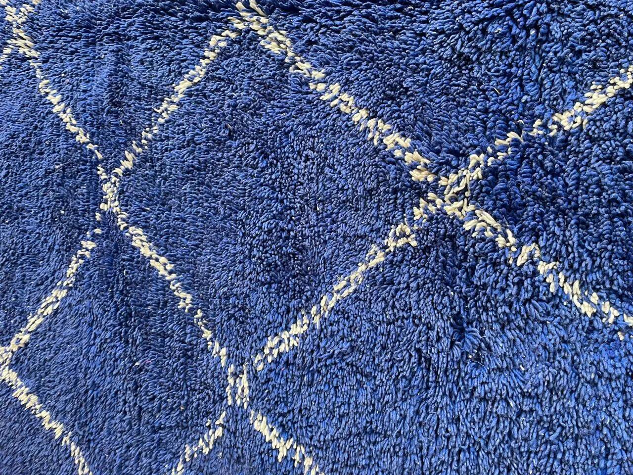 Berber rug in natural wool 2.5x1.5 m