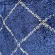 Tapis berbère en laine naturelle 2.5x1.5 m