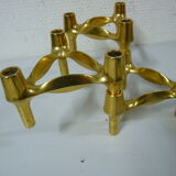 Lot of 4 golden Nagel candlesticks