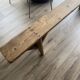 Wooden bench
