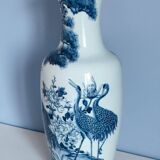 Pair of hand painted Vietnamese porcelain vases