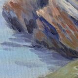 Georges Bordonove (1920-2007) - Oil on canvas - Unsigned - Seascape