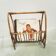 Vintage rattan magazines rack