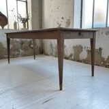 2m oak farm table
