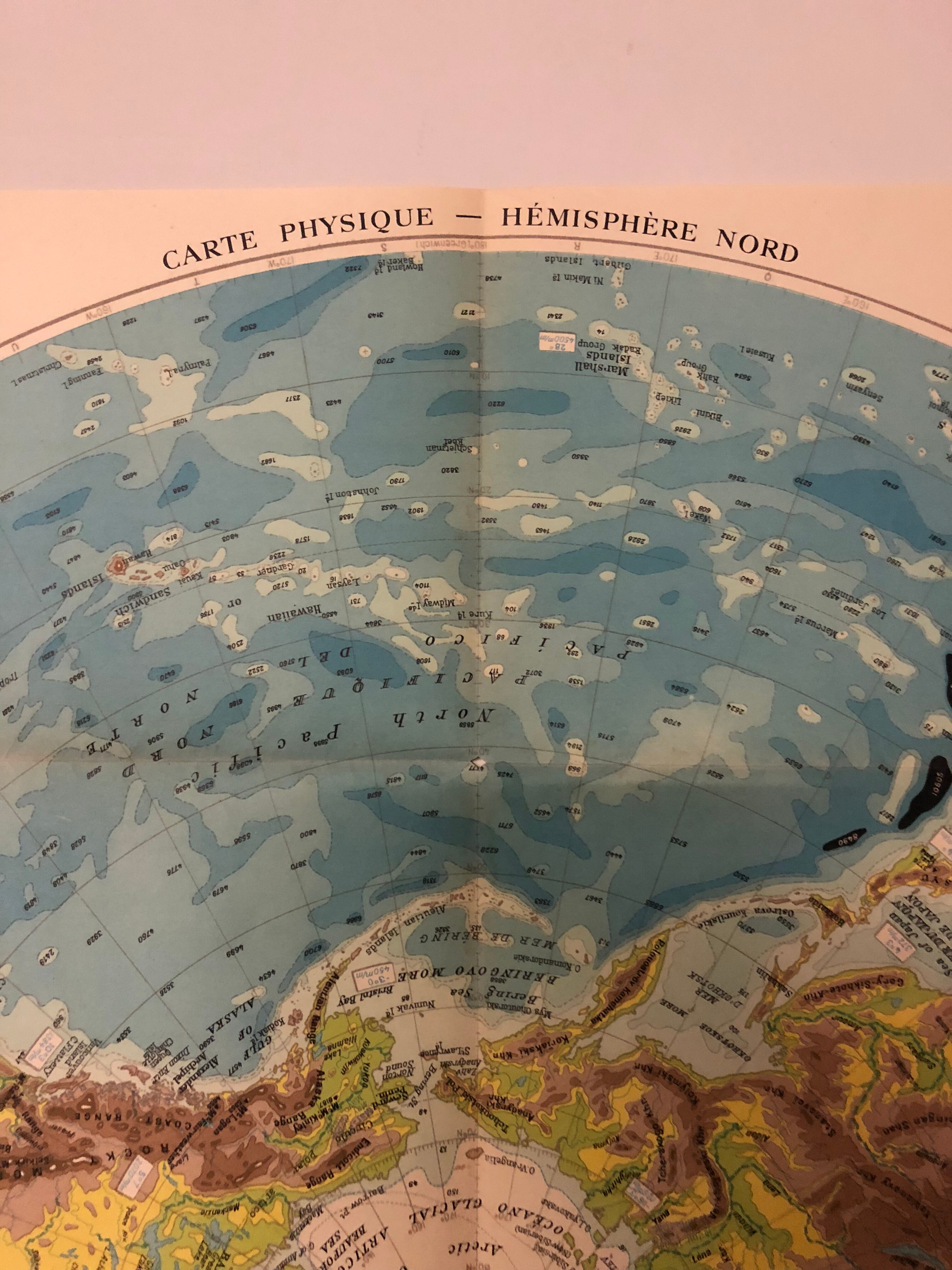 Map of the world map old northern hemisphere