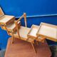 Sewing box worker feet compass scandinavian design vintage 50 60
