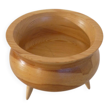 Vide poche tripode en bois 197O
