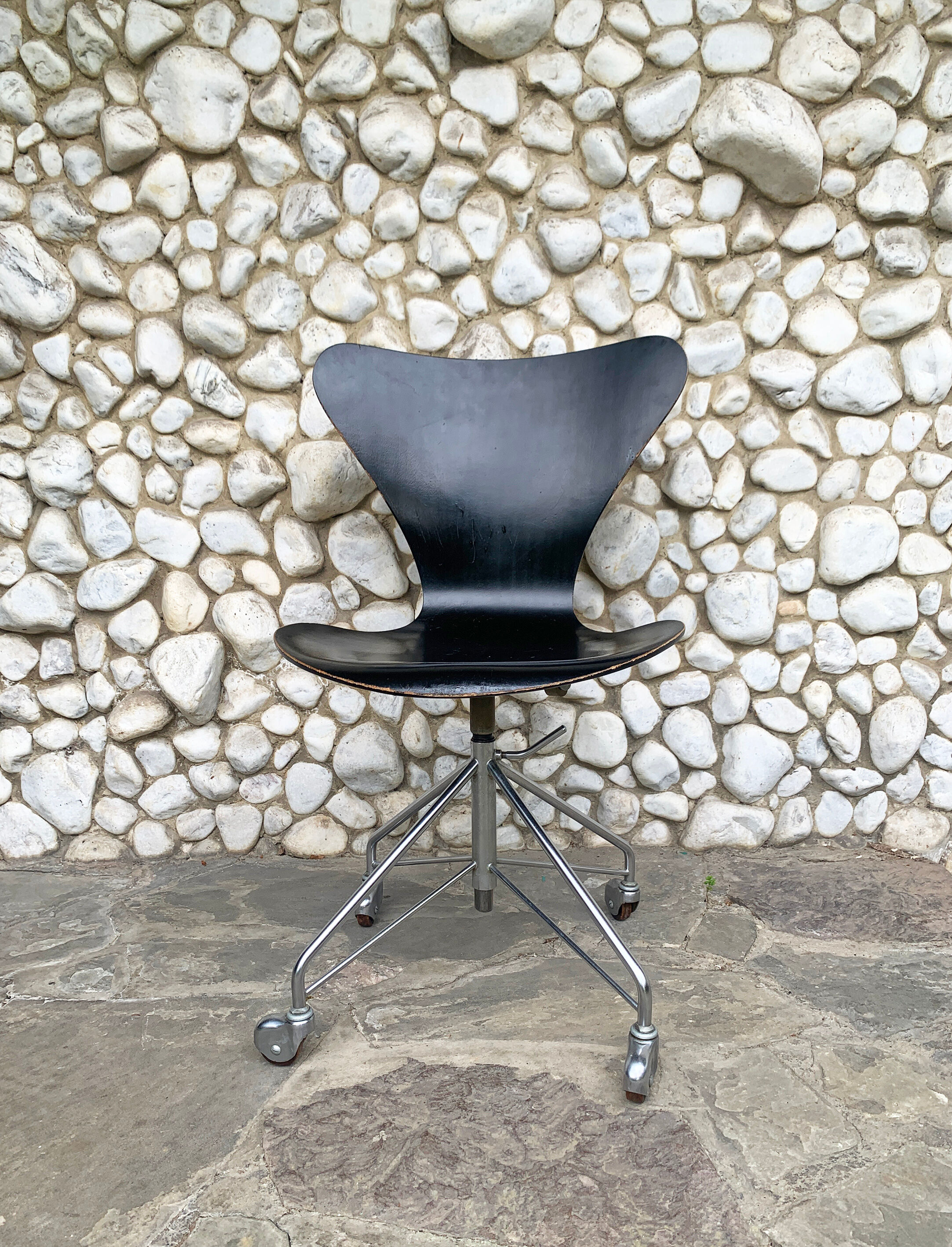 Office chair 3117, Arne Jacobsen for Fritz Hansen, Denmark, vintage 1960s