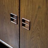 Vintage Mid-Century Scandinavian Modern Rosewood Highboard with Bar by Æ. Jensen & T. Mølholm