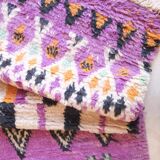 Purple Berber Rug - 303 x 200 cm