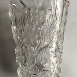 Vintage molded glass vase