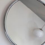 Vintage mirror in chromed metal