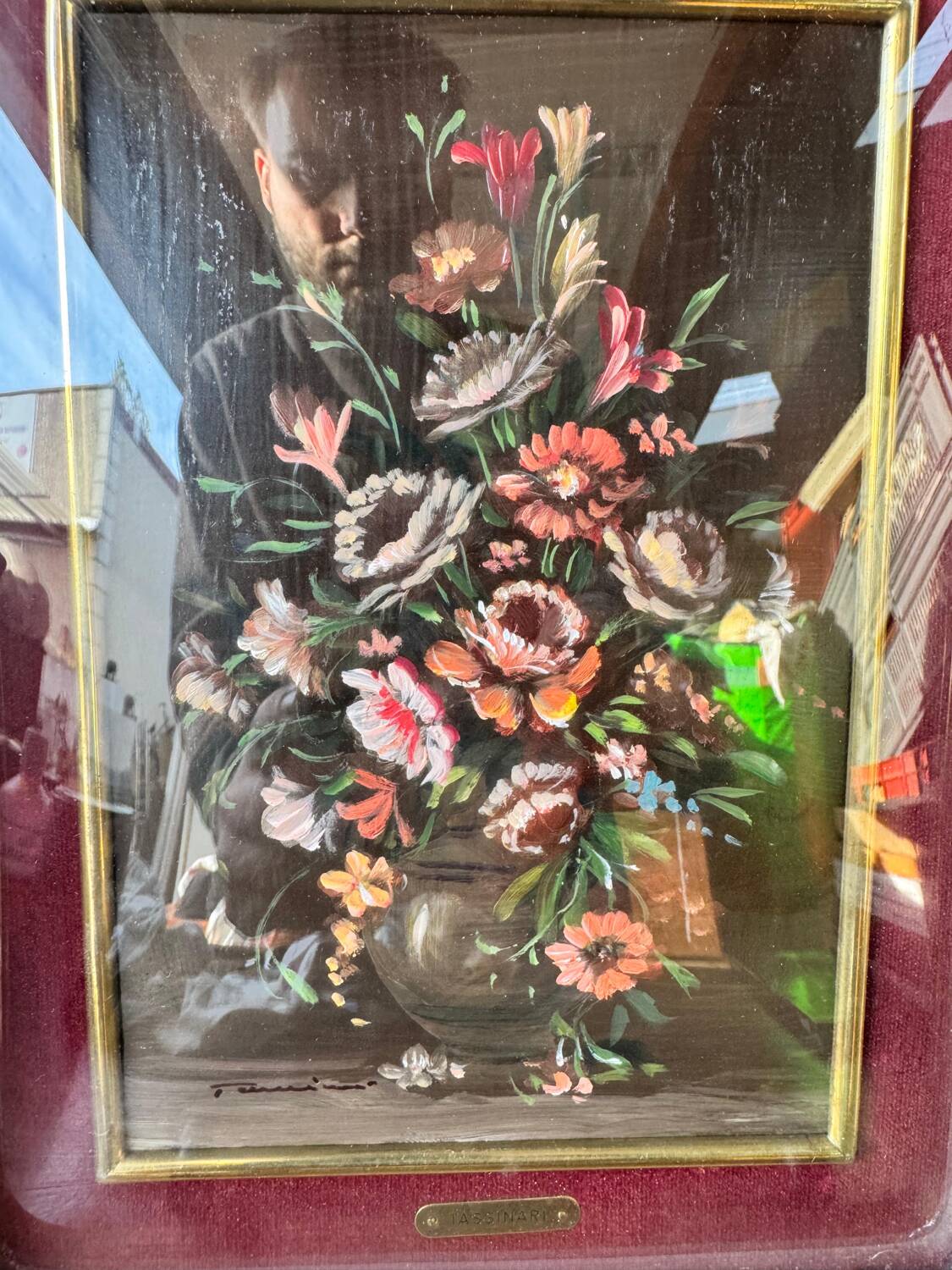 Oil on panel signed Gino Tassinari (1920-2001) Still life