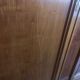 Cherry wood column wardrobe