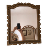 Vintage wooden mirror 47x57cm