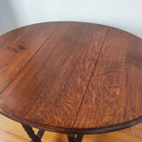 Antique folding table Gateleg solid oak