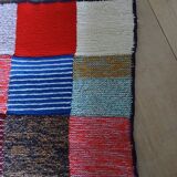 Wool patchwork blanket