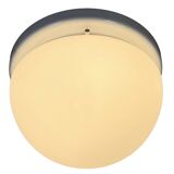 Vintage Ceiling Light with Milk Glass, 1980s