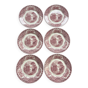 Lot de 6 assiettes à