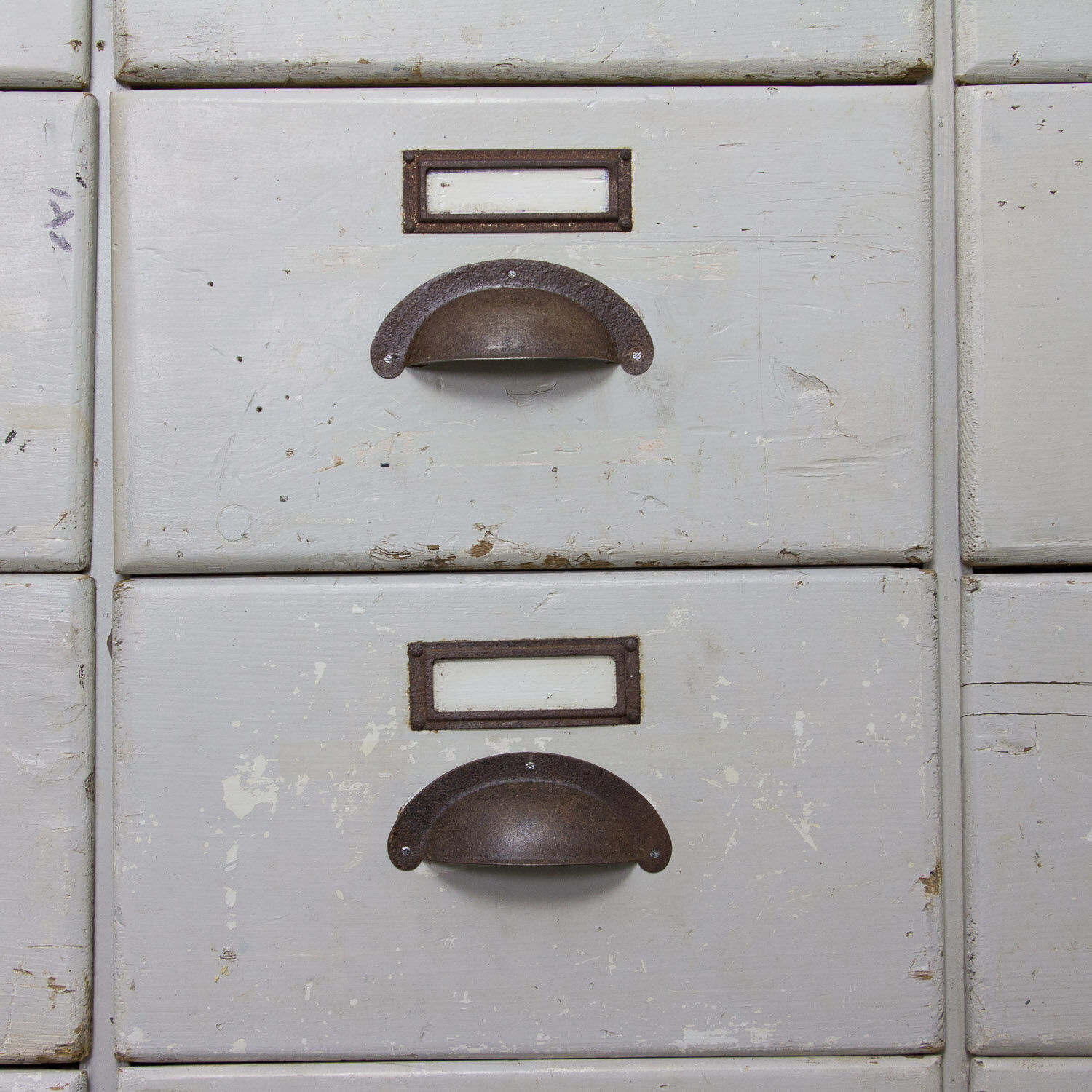 Vintage bank of drawers