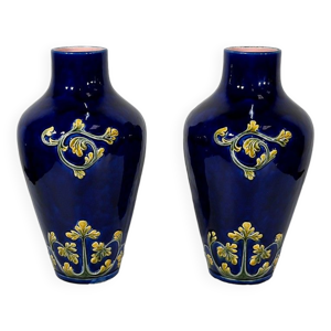 Paire de vases en céramique, art