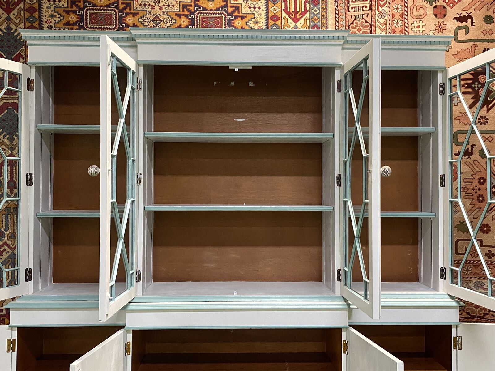 English library 8 mahogany doors