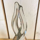 Pair of Vannes crystal candlesticks