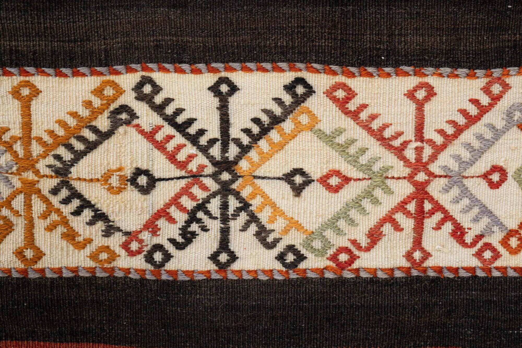 Vintage Turkish hallway rug 64x223 cm