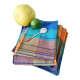 Lot nappe et serviettes de table