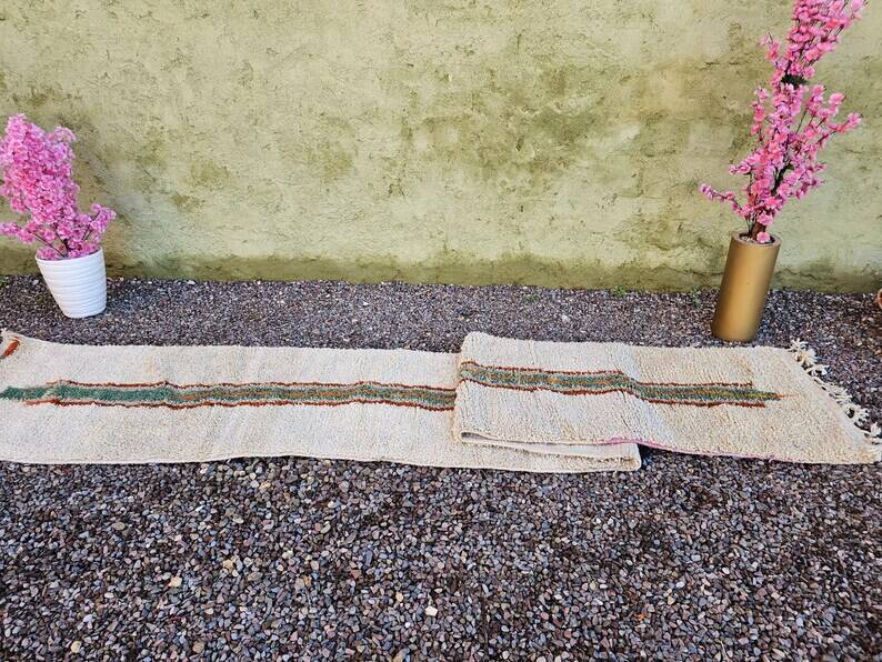 Handmade hallway rug 80cm x 350cm