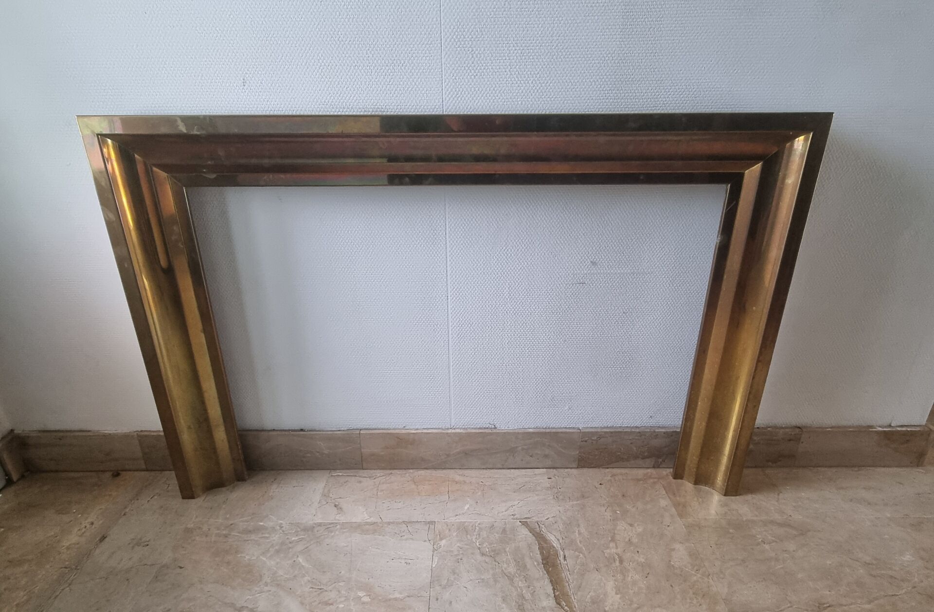 Chimney hood, brass from 1970