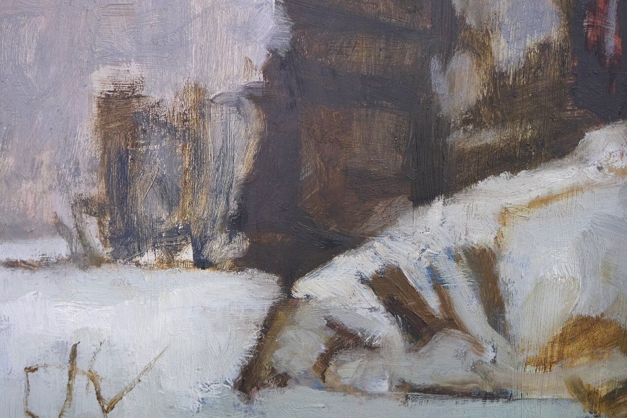 Bertil Landelius (1912-1985), Swedish Modern Oil Painting, 1962