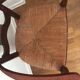 Fauteuil provençal paillé