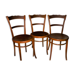 3 chaises art nouveau - jacob