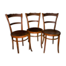 Chairs art nouveau in curved wood Jacob & Joseph Kohn 1905