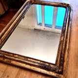 Louis-Philippe gilded mirror "Bertile"