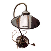 Superb vintage ceramic desk lamp by the ceramist.