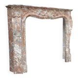 Regency style fireplace in Rance marble, circa 1880