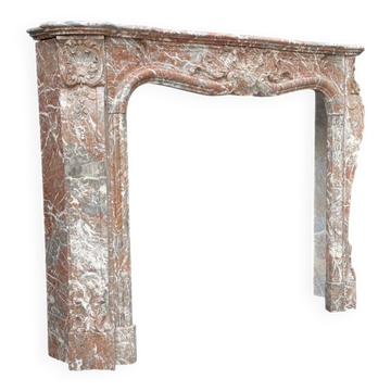 Regency style fireplace in Rance marble, circa 1880