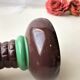 Handmade glazed ceramic candle holder