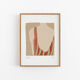 Framed female figure giclee art print 50x70cm