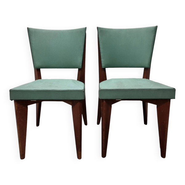 2 chaises de salle à manger Roset Montagnieu Aine, années 1950