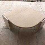 Vintage water drop travertine coffee table