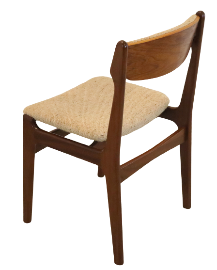 Set of 4 mid century teak chairs 'Nejede'