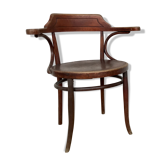 Fauteuil de bureau bois courbé