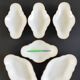 6 small German porcelain dishes