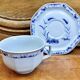 6 octagonal tea cups and saucers porcelain Haviland Limoges